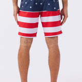 Hyperfreak Mysto Scallop Flag 19" Boardshorts
