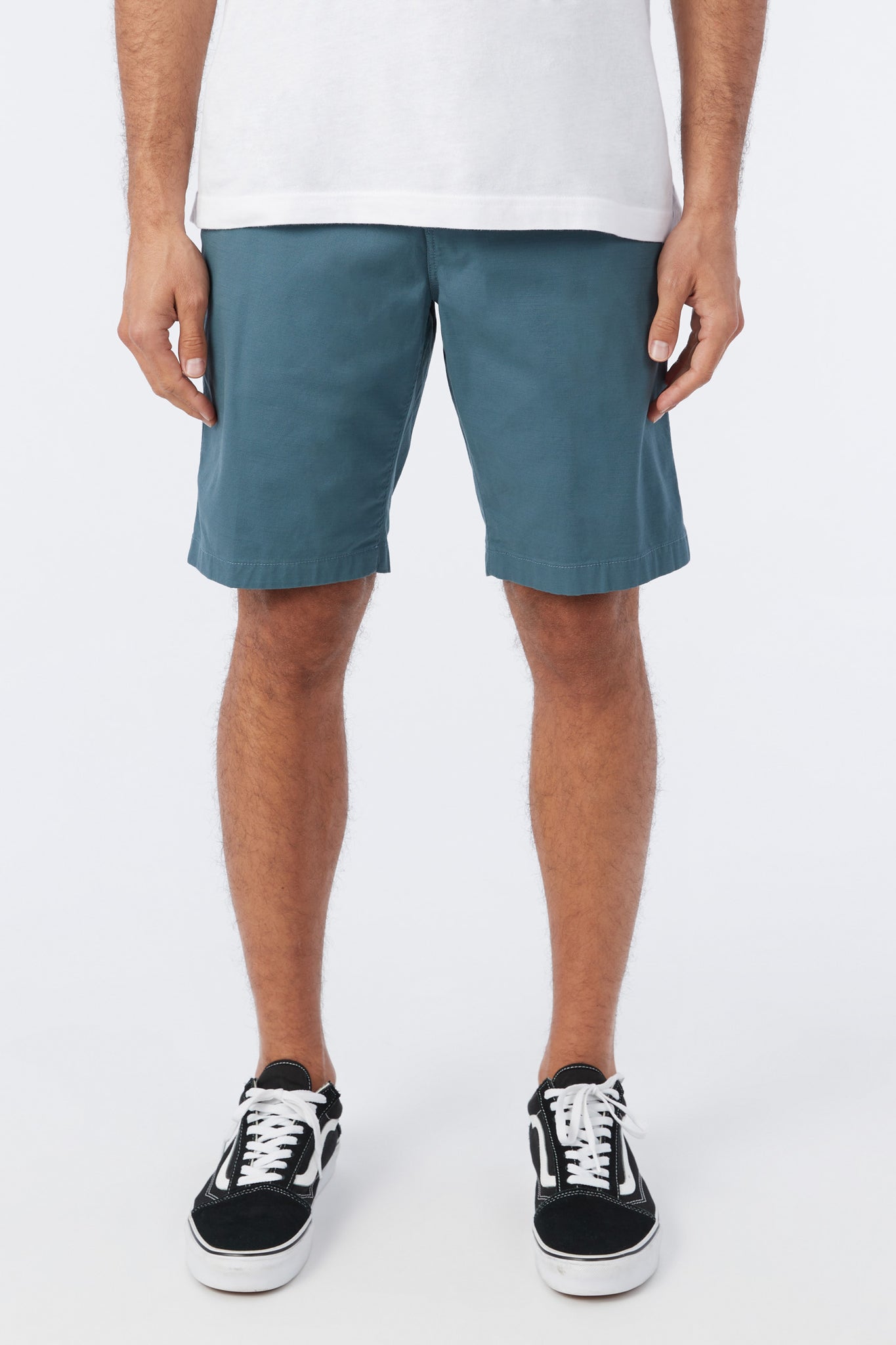 Off-White chino cotton shorts - Blue