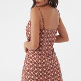 Judith Geo Satin Dress