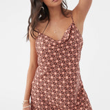 Judith Geo Satin Dress