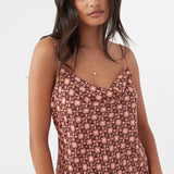 Judith Geo Satin Dress