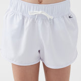 Girl's Lane Solid Stretch 2" Boardshorts