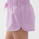 Girl's Lane Solid Stretch 2" Boardshorts