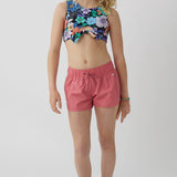 Girl's Lane Solid Stretch 2" Boardshorts