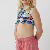 Girl's Lane Solid Stretch 2" Boardshorts
