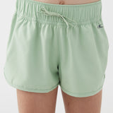Girl's Lane Solid Stretch 2" Boardshorts