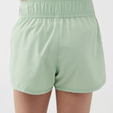 Girl's Lane Solid Stretch 2" Boardshorts