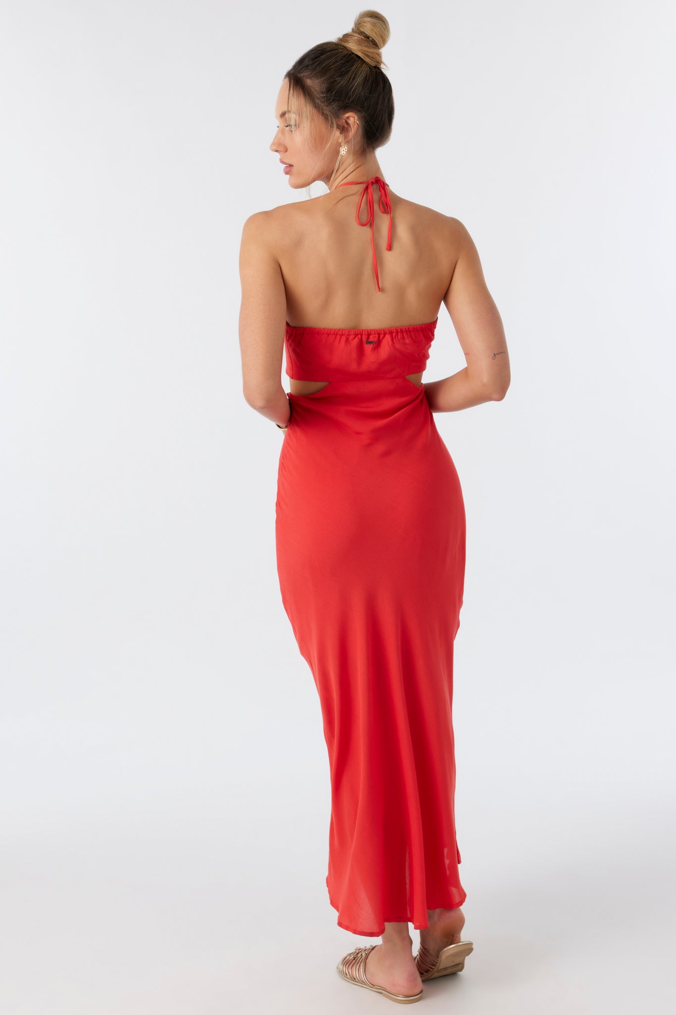 Lila Solid Dress - Red Hot | O'Neill