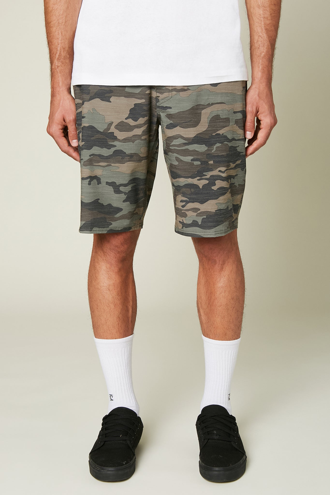 NEW! Camo Hybrid Shorts