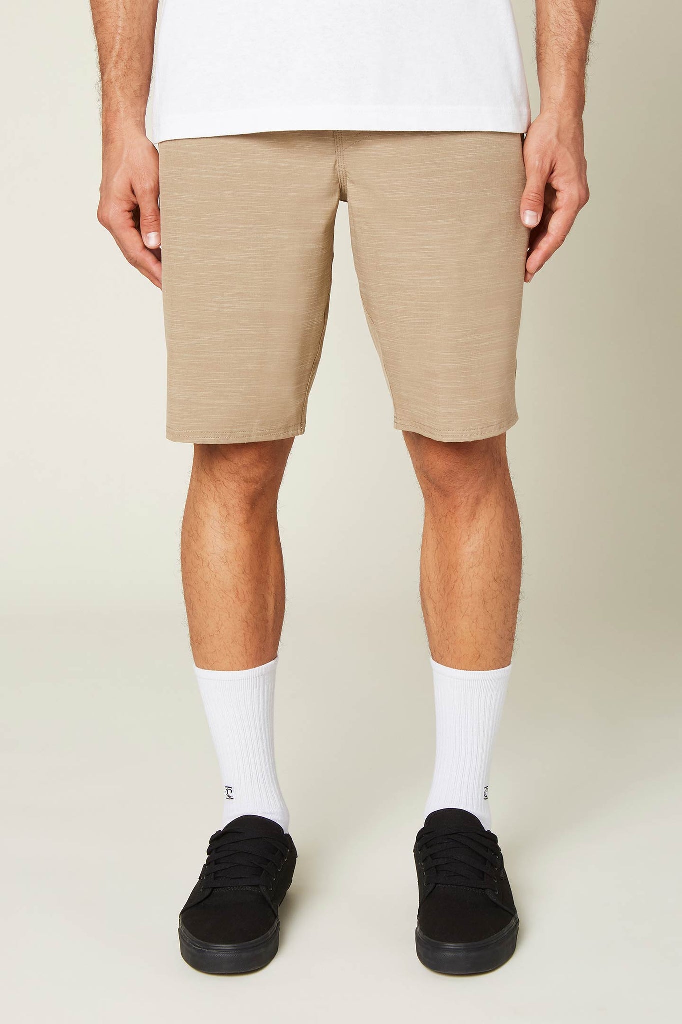 Locked Slub Hybrid Shorts - Khaki | O'Neill