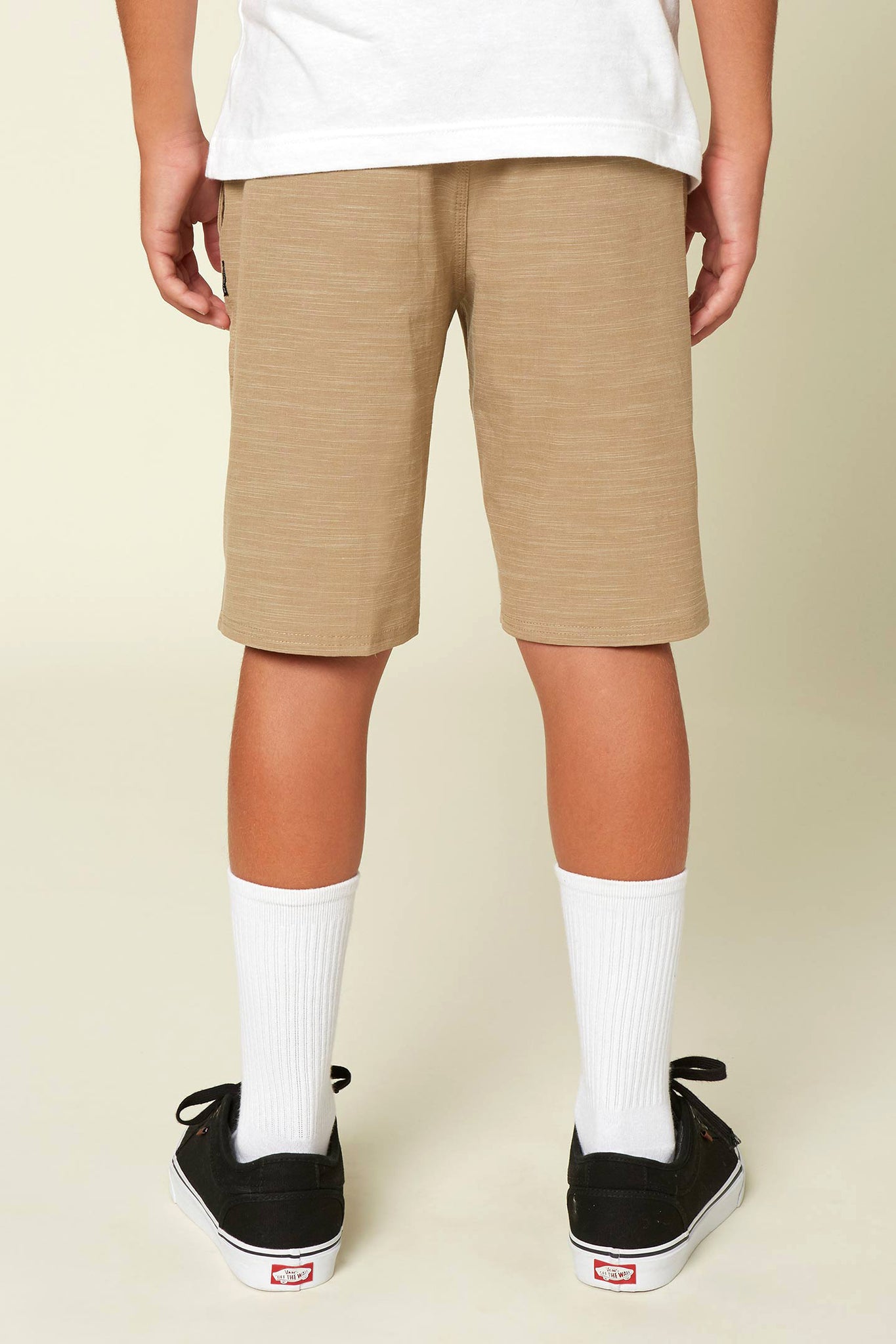 Boys Locked Slub Hybrid Shorts - Khaki | O'Neill