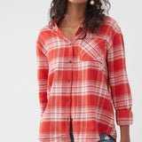 Logan Flannel Top