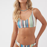 Lookout Stripe Middles Longline Bralette Top