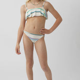 Girl's Lowtide Pique Ruffle Bralette Swim Set