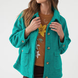 Makenna Solid Pile Jacket