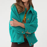 Makenna Solid Pile Jacket