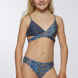Girl's Margot Wrap Top Swim Set