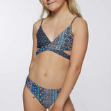 Girl's Margot Wrap Top Swim Set