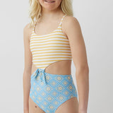 Girl's Melissa Tile Knot One Piece
