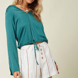 Morris Stripe Shorts - Bright White | O'Neill