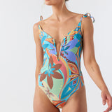 Nina Abstract Rincon One-Piece