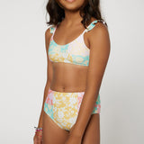 Girl's Olivia Ruffle Strap Bralette Swim Set