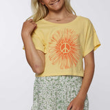 Girl's Peace Daisy Tee