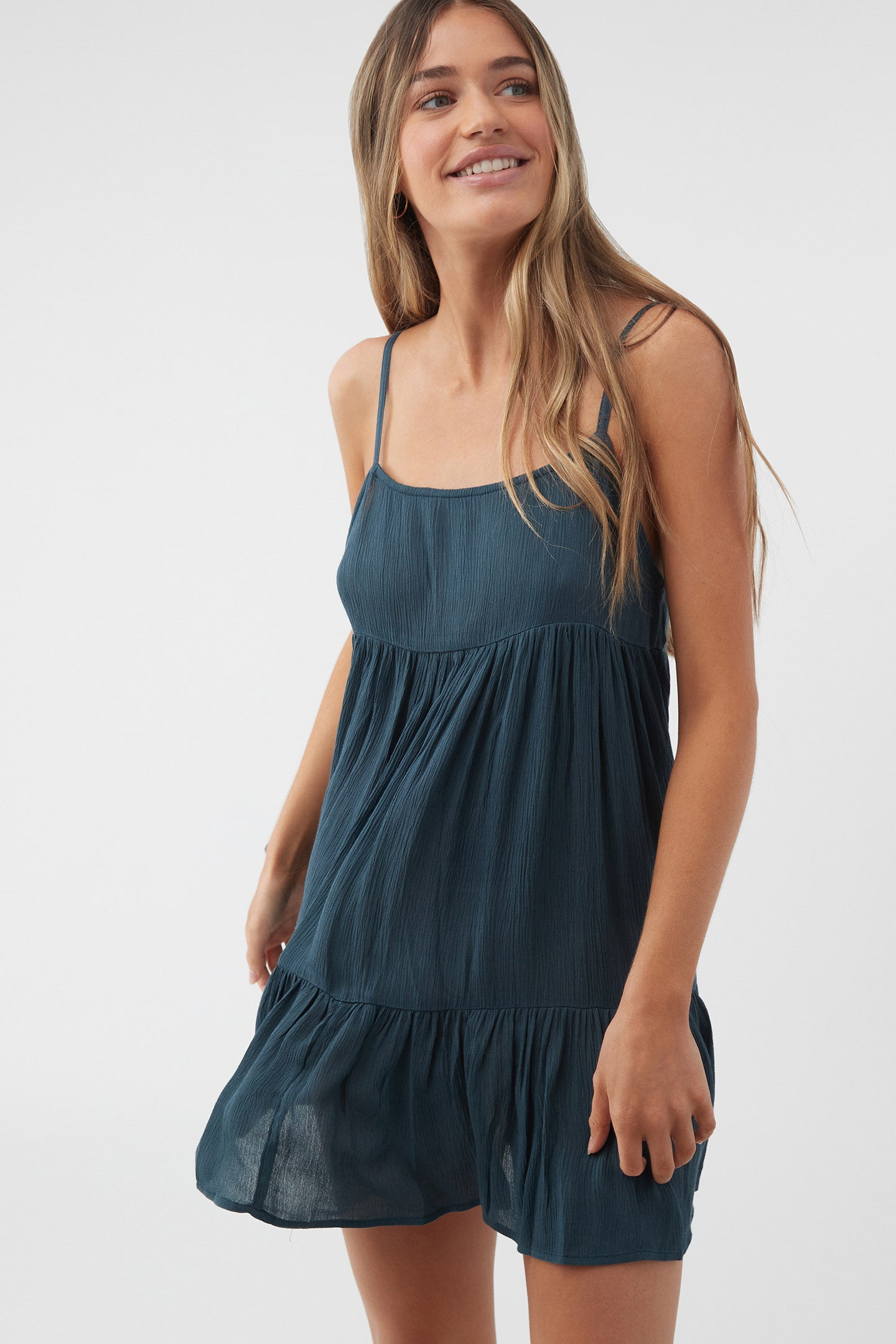 Saltwater Solids Rilee Cover-Up Dress - Slate | O'Neill