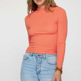 Roberta Mockneck Knit Top