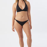 Saltwater Solids Cocoa Halter Top