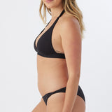 Saltwater Solids Cocoa Halter Top