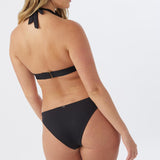 Saltwater Solids Cocoa Halter Top