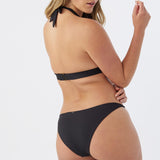 Saltwater Solids Cocoa Halter Top