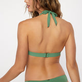 Saltwater Solids Cocoa Halter Top