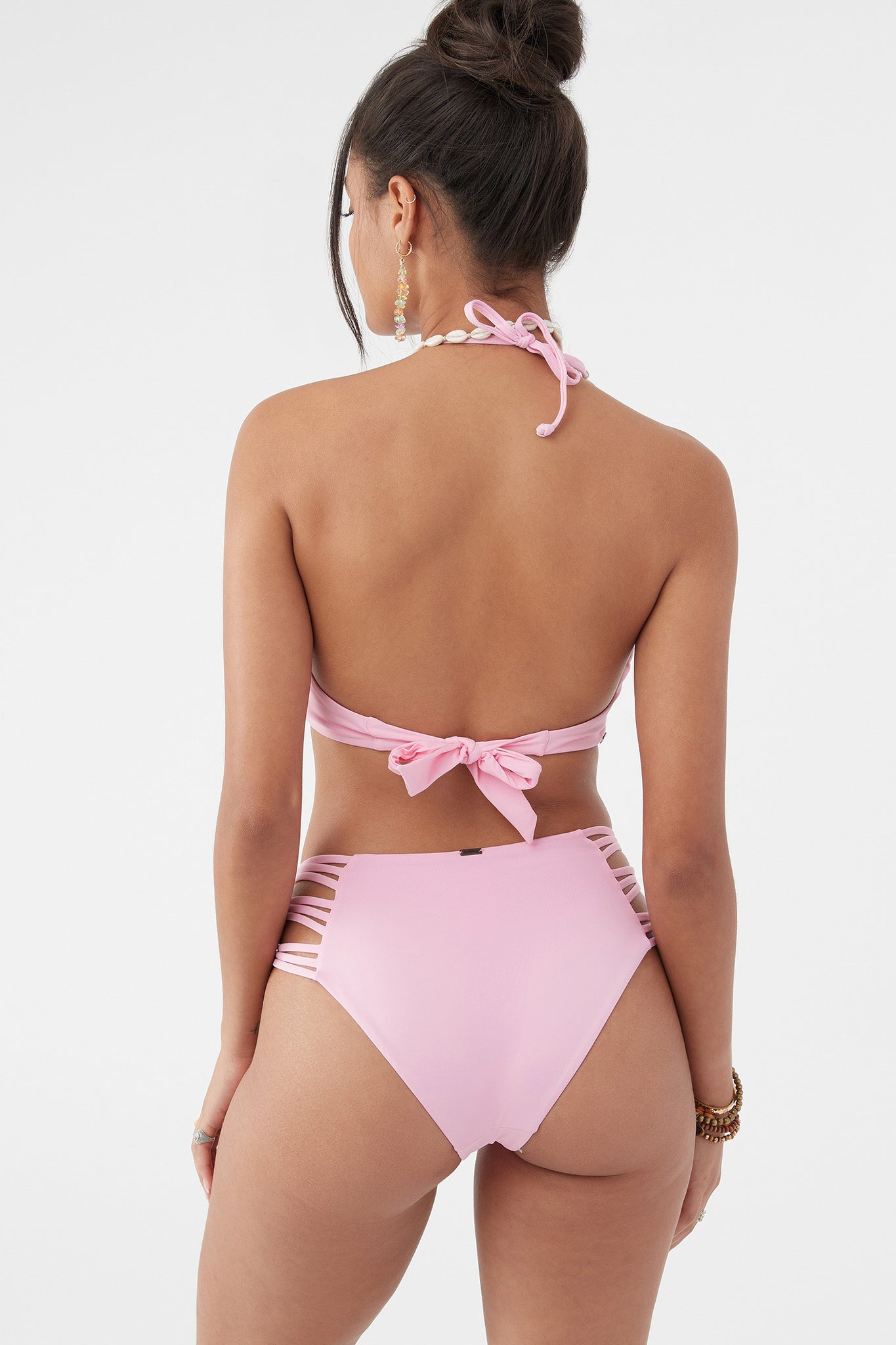 O'NEILL Womens Swim Saltwater Solids Newport Crop Bikini Top