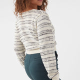 Seaside Wrap Stripe Sweater