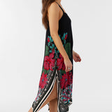 Spencer Tropical Midi Cover-Up Dress