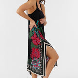 Spencer Tropical Midi Cover-Up Dress