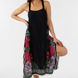 Spencer Tropical Midi Cover-Up Dress