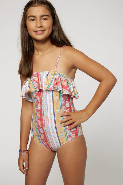 GIRL'S STELLA RUFFLE ONE PIECE