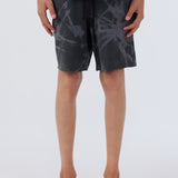 Boy's Stockton Print Elastic Waist 16" Hybrid Shorts