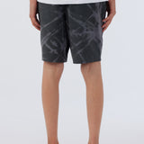 Boy's Stockton Print Elastic Waist 16" Hybrid Shorts