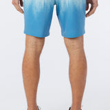 Stockton Print Elastic Waist 18" Hybrid Shorts