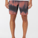 Stockton Print Elastic Waist 18" Hybrid Shorts