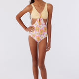 Girl's Sunnyside Floral Loop One-Piece