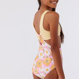 Girl's Sunnyside Floral Loop One-Piece