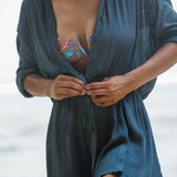 Saltwater Solids Cami Swim Cover-Up