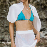Erin Crochet Mini Skirt Cover-Up