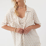 Tricia Daisy Button-Up Top