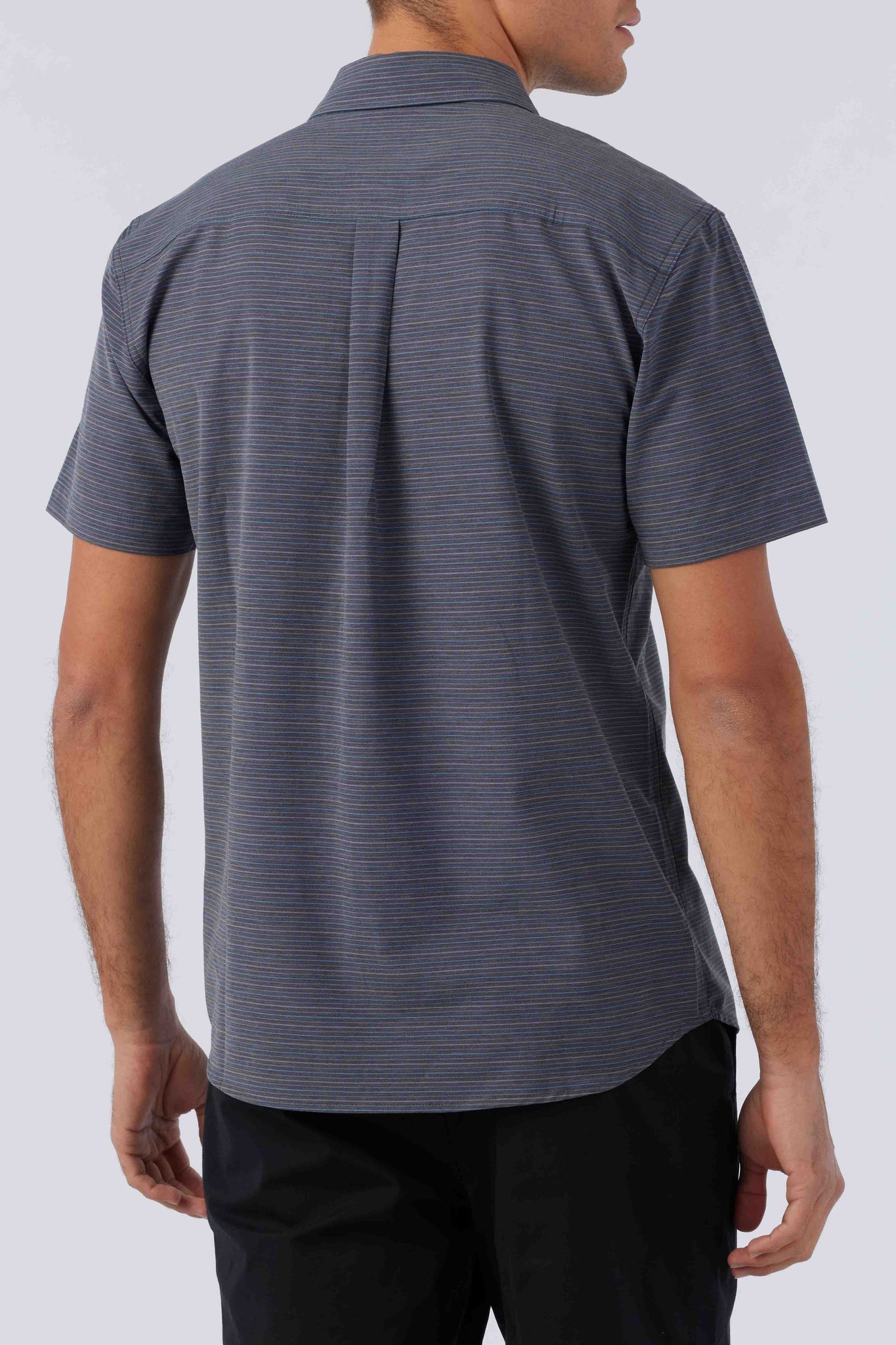 TRVLR Upf Traverse Stripe Standard Fit Shirt - Black | O'Neill